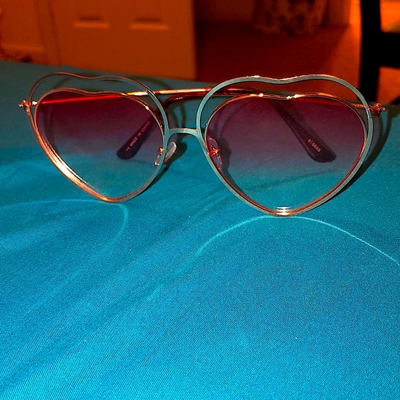 Forever 21 Accessories - 3/$20 Double Framed Heart Sunglasses Forever 21